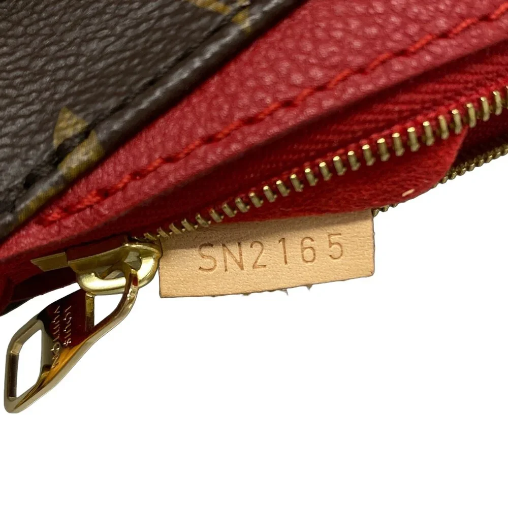 Louis Vuitton Nano Pallas Monogram Shoulder Bag M61254 Monogram Canvas